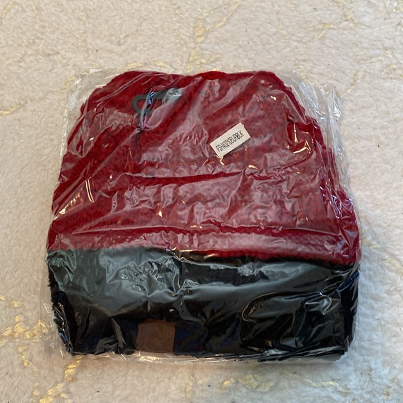 HEIMISH USA Beanie Fall Winter Sherpa Fleece Cap Cozy Cuff Knit 2/Tone Hat - Picture 4 of 5